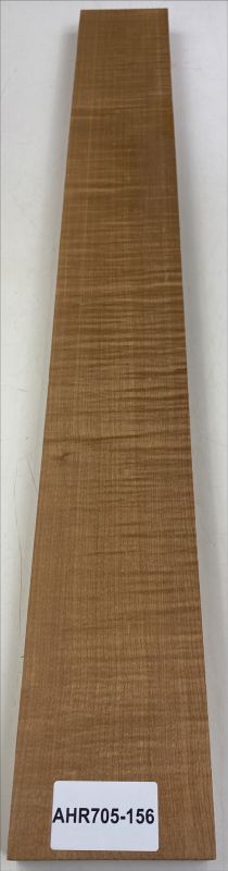 Neck Sycamore / Europ. Maple, curly 2A, Schoko, for bass,  Unique Piece #158